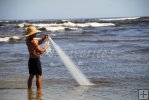 Retrieving castnet Retrieving castnet