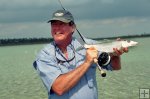 Happy angler, bonefish Happy angler, bonefish