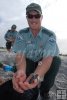 Park ranger, baby turtle Park ranger, baby turtle