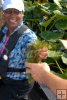 Teacher with aquatic plant Teacher with aquatic plant